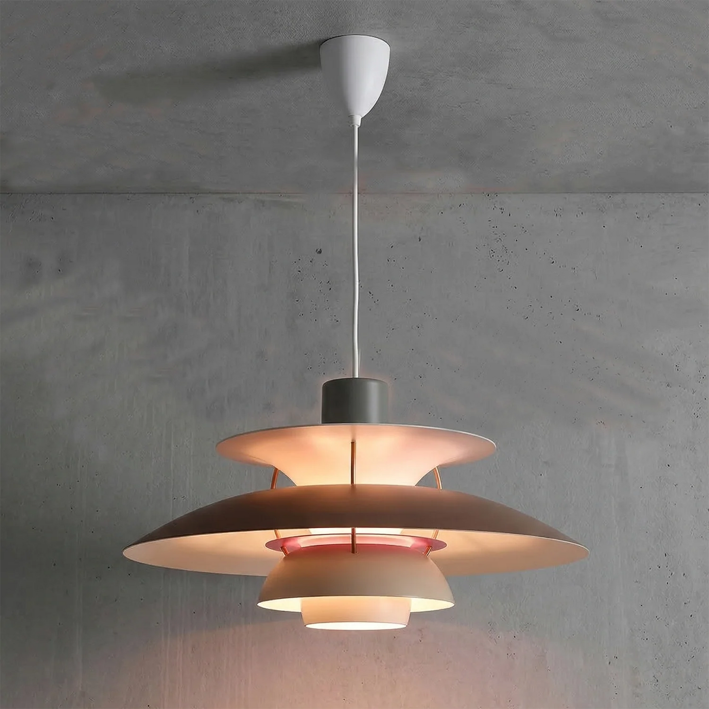 Multi-Tier Saucer Pendant Lamp