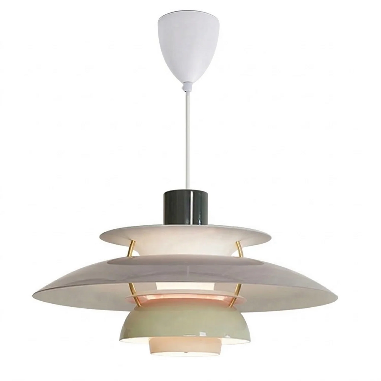 Multi-Tier Saucer Pendant Lamp