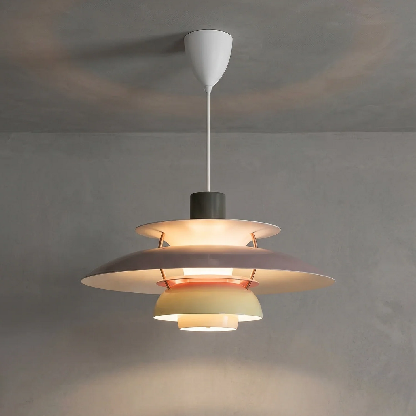 Multi-Tier Saucer Pendant Lamp