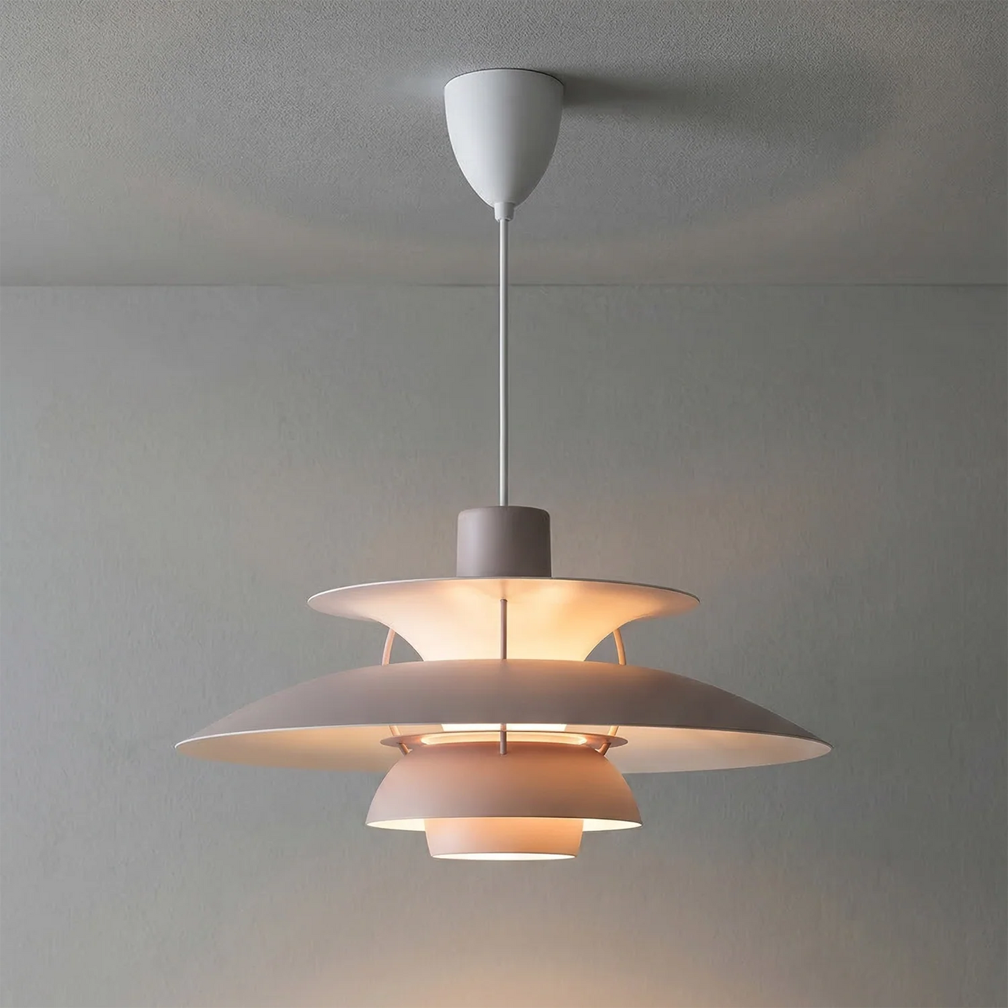 Multi-Tier Saucer Pendant Lamp