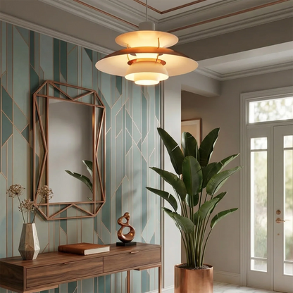 Multi-Tier Saucer Pendant Lamp
