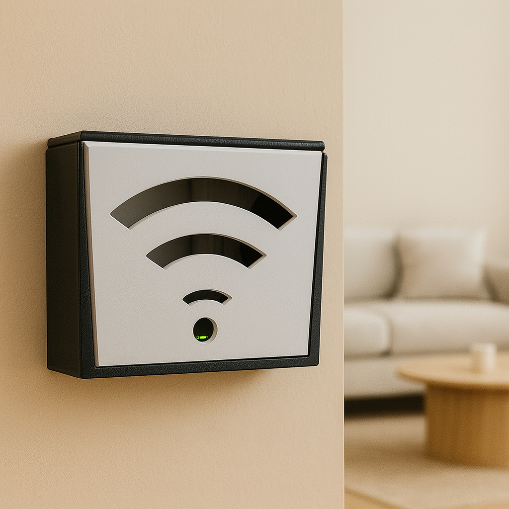 Wall-Mounted WiFi Router Box Cover – Modern Cable Management & Router Organizer for Home