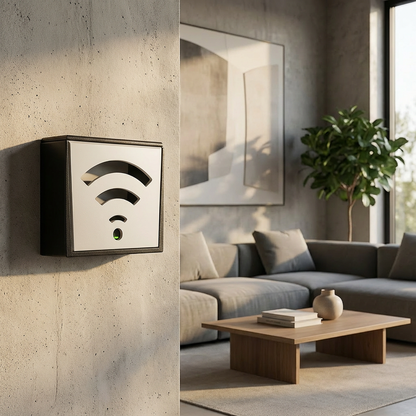 Wall-Mounted WiFi Router Box Cover – Modern Cable Management & Router Organizer for Home