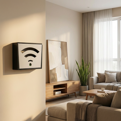 Wall-Mounted WiFi Router Box Cover – Modern Cable Management & Router Organizer for Home
