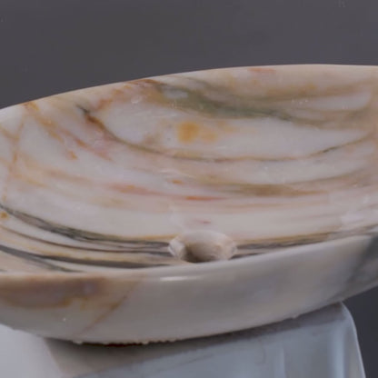 Handcrafted Golden Veined Vanity Sink (40x55x13 cm)