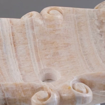 Natural Marble Sink | Luxury Bathroom Basin 19x24 inches USA | Handcrafted Stone Vessel Sink