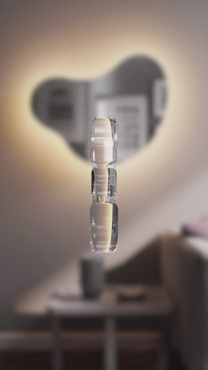 LED Bathroom Mirror Irregular Shape – Modern Asymmetrical Backlit Wall Mirror