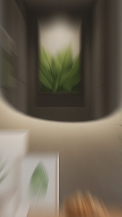 LED Bathroom Mirror Asymmetrical Design – Modern Backlit Wall Mirror with Dimmable Warm & Cool Light