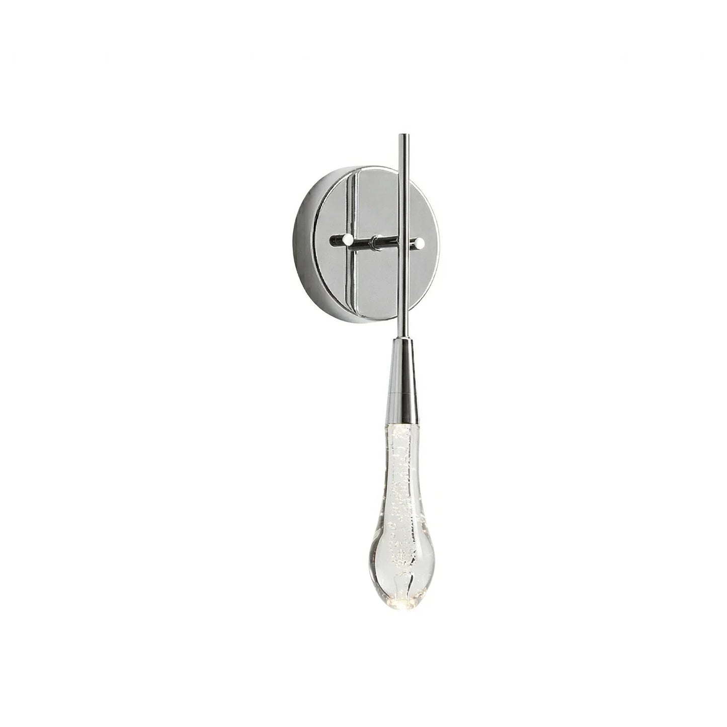 Raindrop Glass Solitaire Wall Lamp