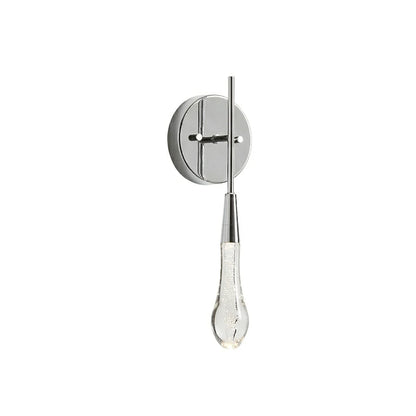 Raindrop Glass Solitaire Wall Lamp