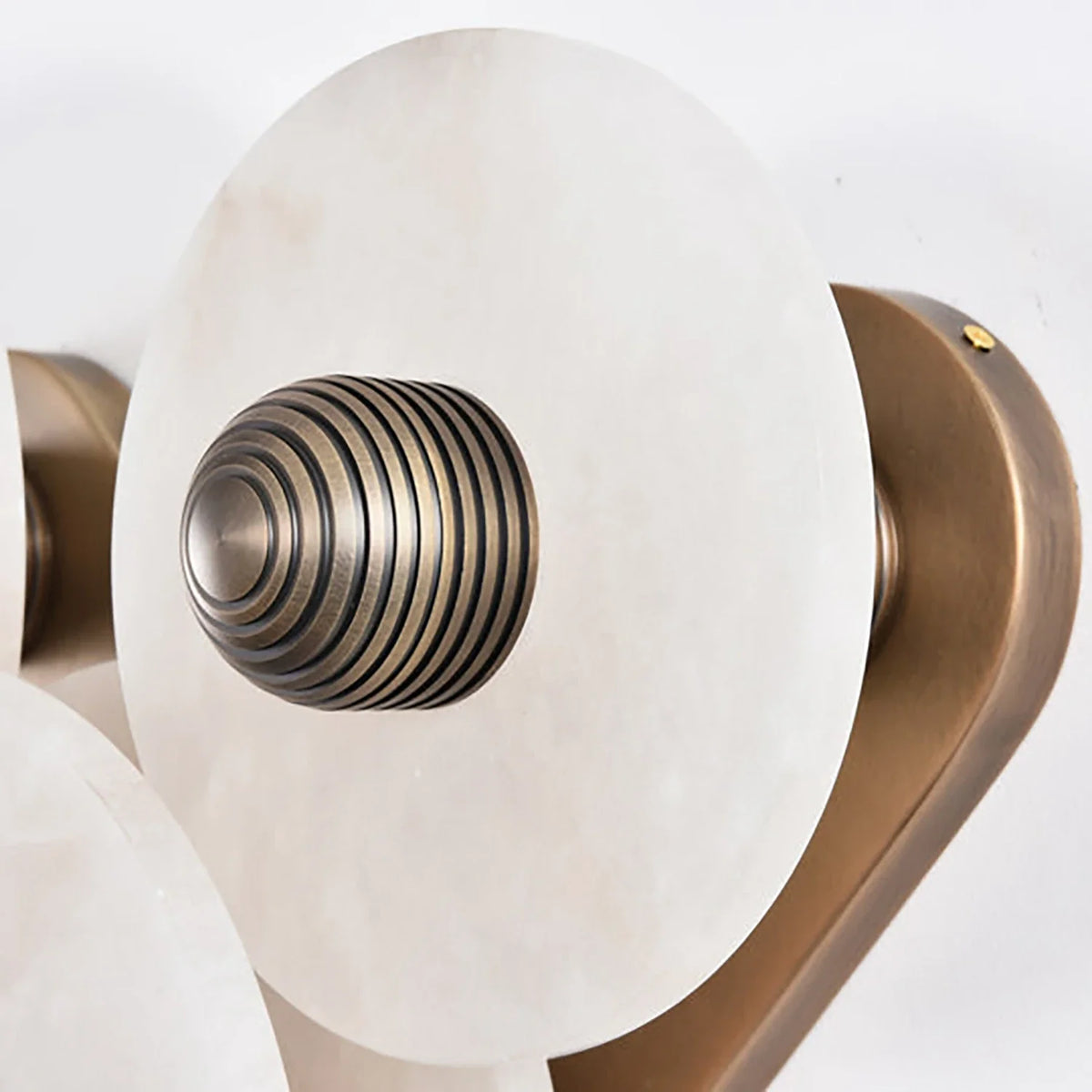 Round Alabaster Wall Lamp