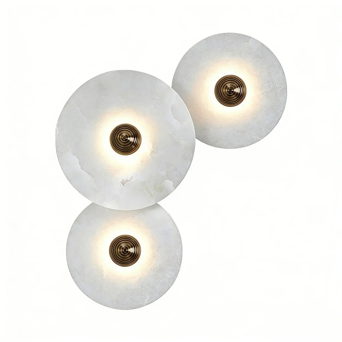 Round Alabaster Wall Lamp