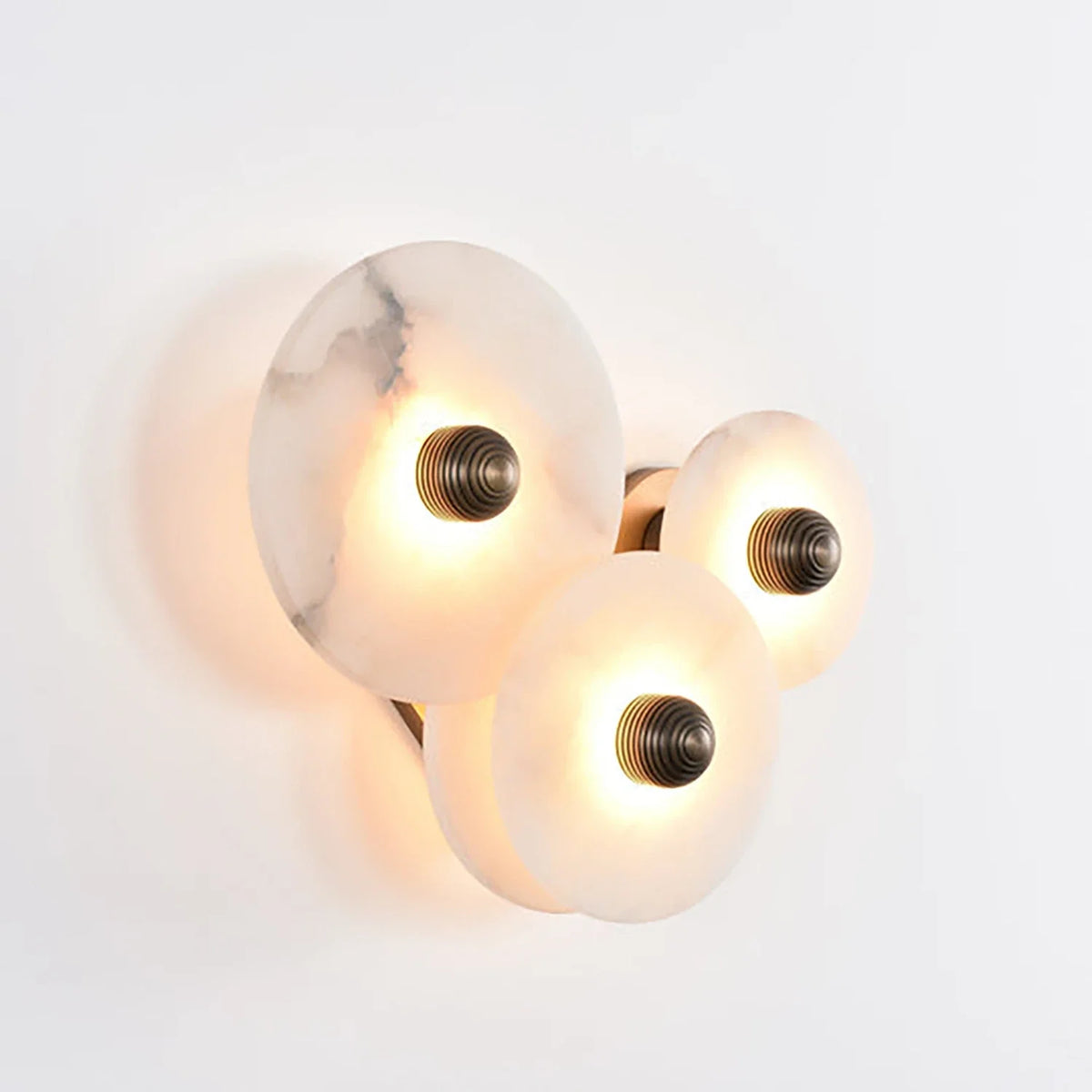 Round Alabaster Wall Lamp