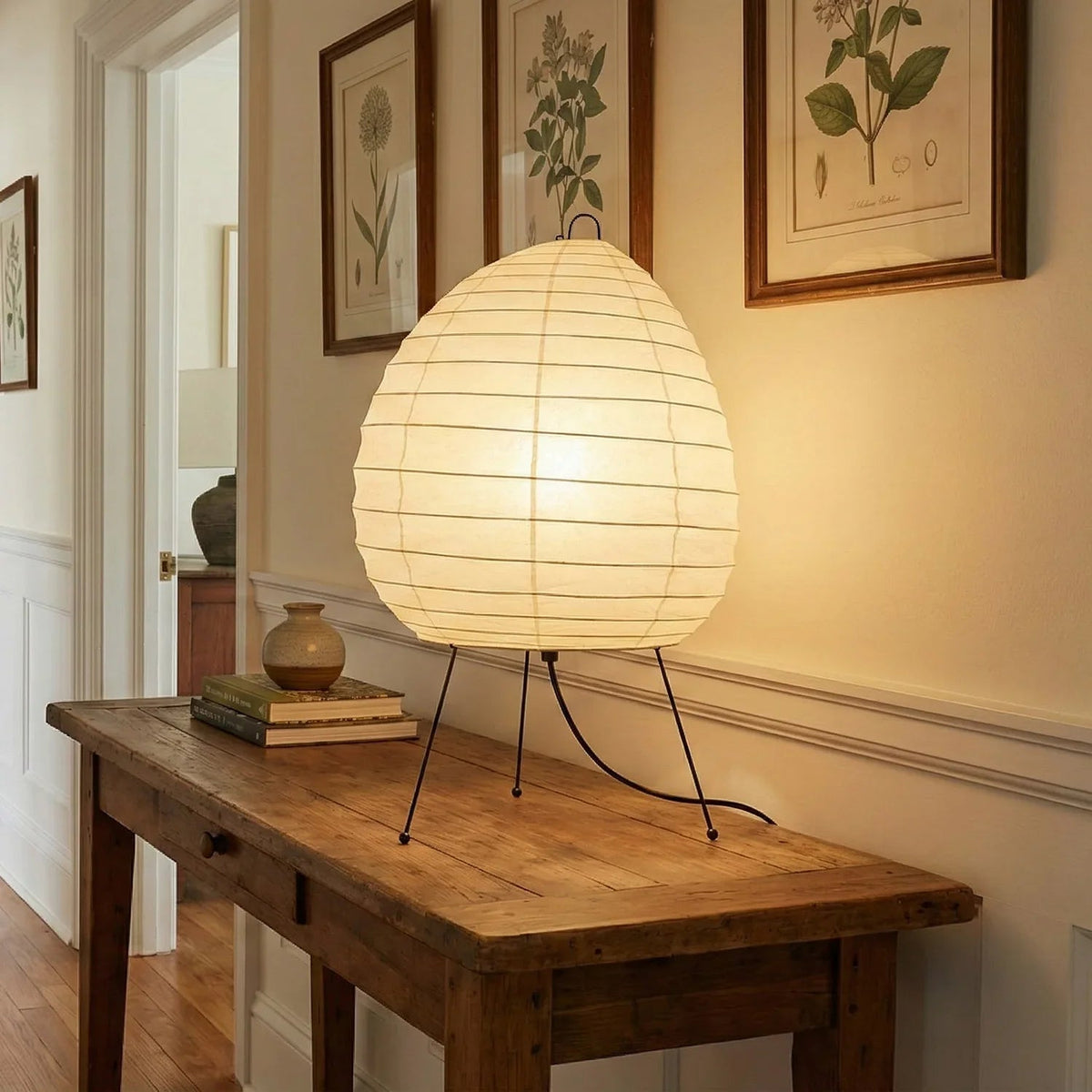 Akari Semi Oval Shape 1N Table Lamp