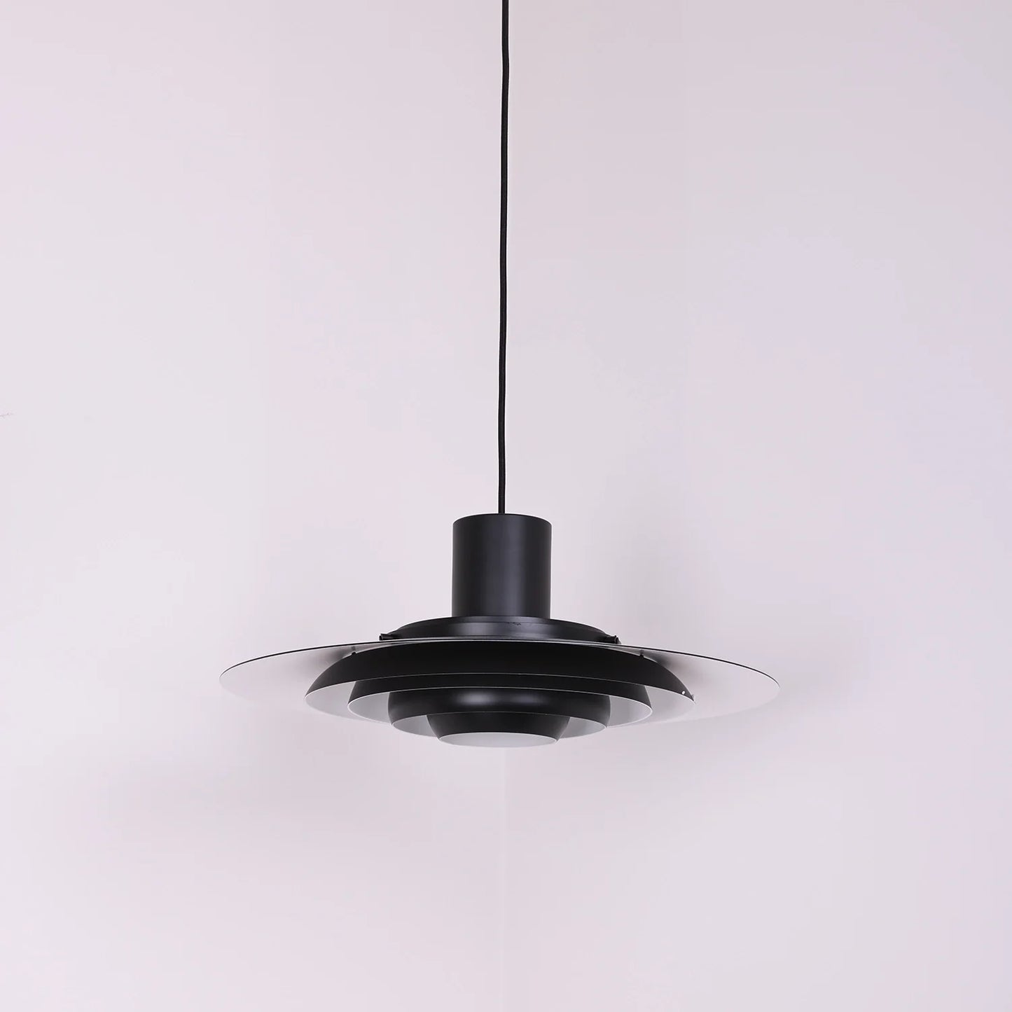 Tiered Dish-Shaped Disc Pendant Light