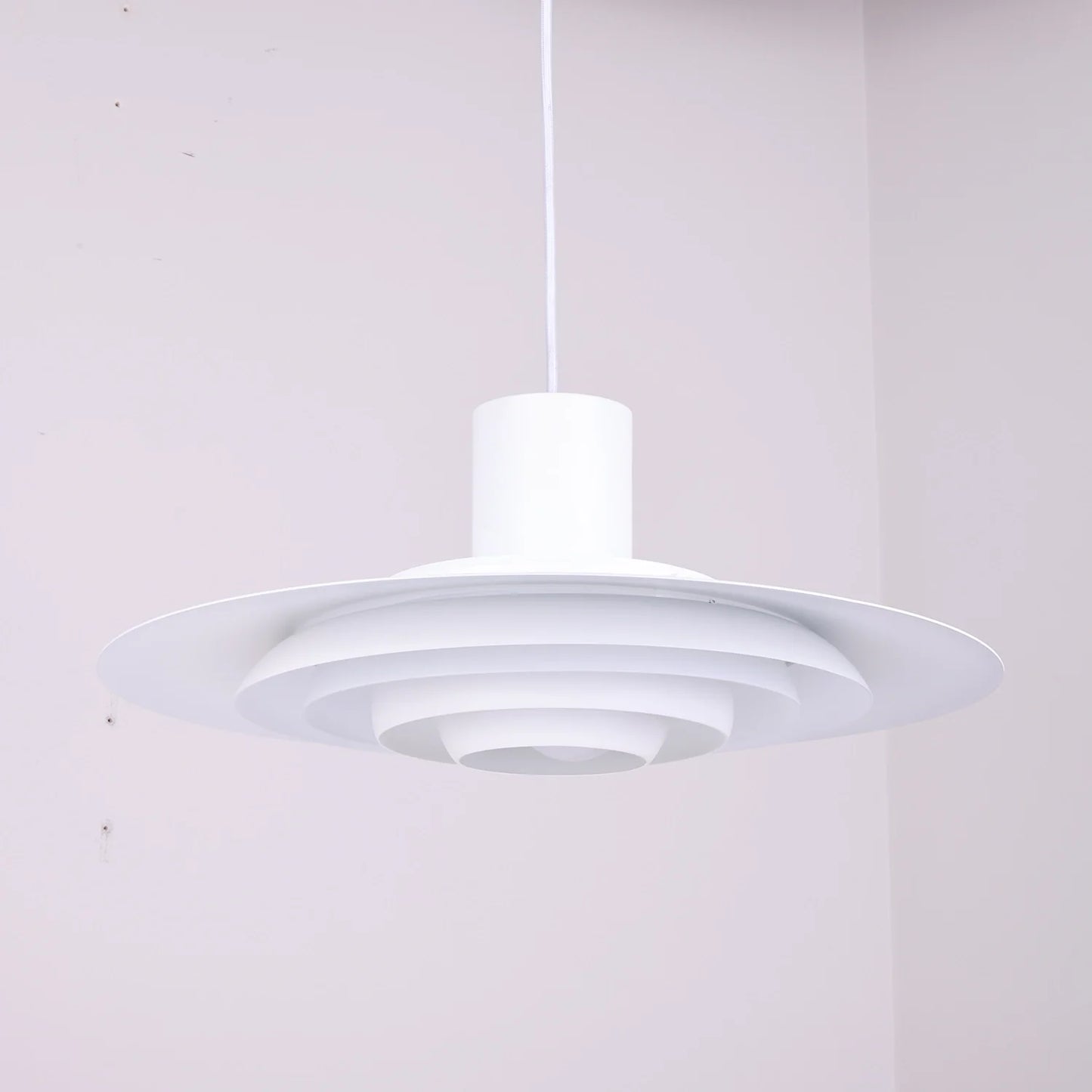 Tiered Dish-Shaped Disc Pendant Light