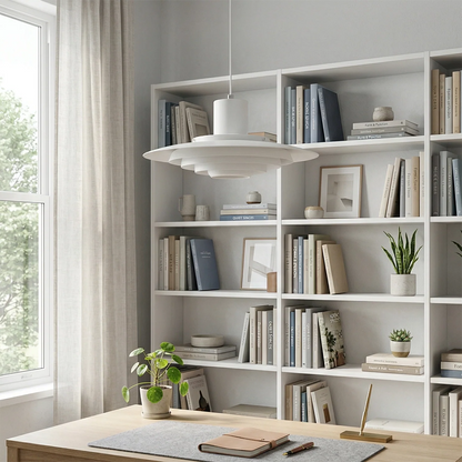 Tiered Dish-Shaped Disc Pendant Light